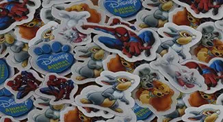 pvc-etiket-plastik etiket-spiderman-winx-winnie