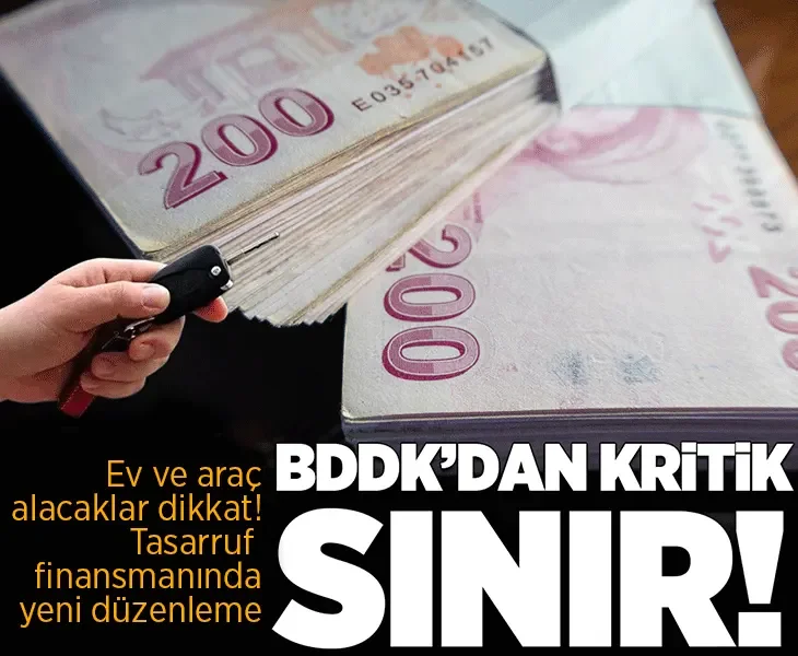 Son dakika: Tasarruf finansmanında kurallar değişti: BDDK’dan kritik sınır