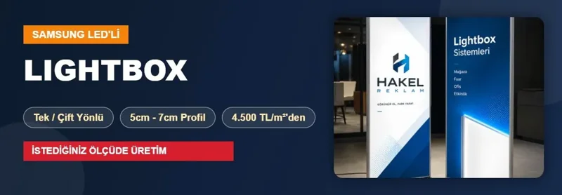 Lightbox Işıklı Pano