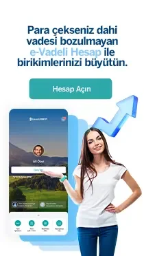 Garanti BBVA’nın yüksek faiz oranları ile siz de mevduatınıza değer katın. e-Vadeli hesapla birikimlerinizi değerlendirin.