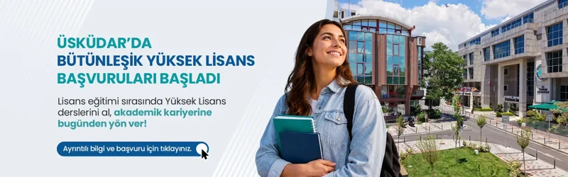 Bütünleşik Yüksek Lisans Başvuruları Başladı!
