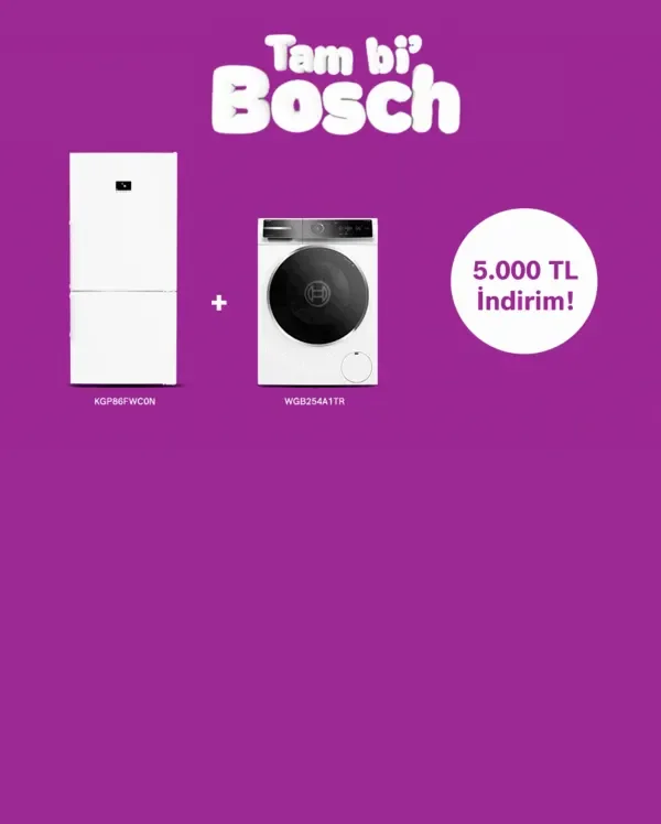 Keşfedin 2'li Beyaz Eşya Alımında 5.000 TL İndirim! 2'li Beyaz Eşya Alımında 5.000 TL İndirim!