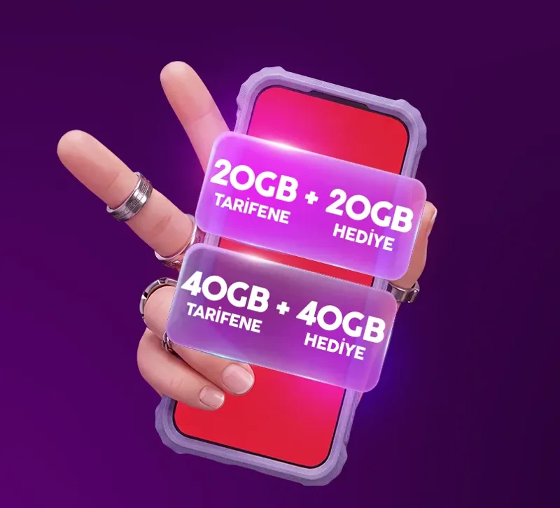 FreeZone'a gel, tarifendeki GB'ler uygulama sınırı olmadan ikiye katlansın! FreeZone'a gel, tarifendeki GB'ler uygulama sınırı olmadan ikiye katlansın!